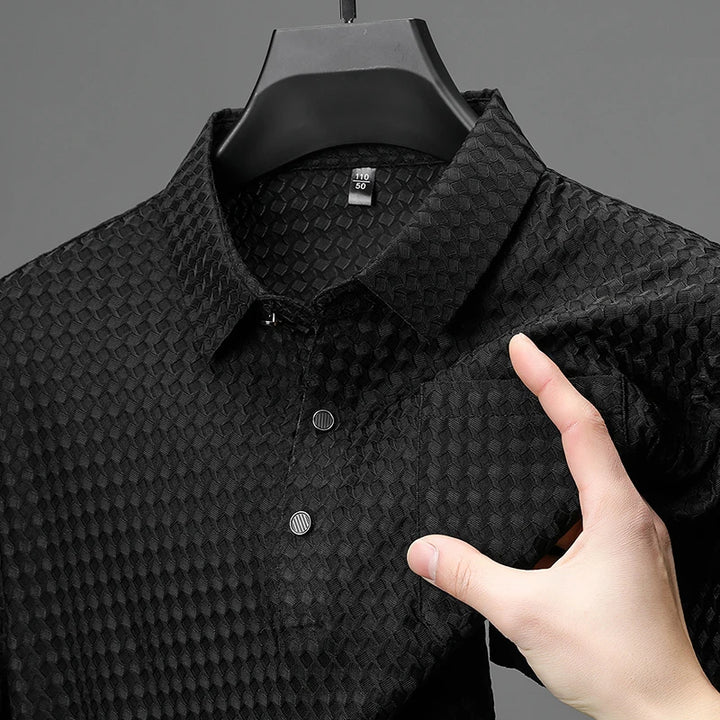 Castello Stretch Flex Texture Polo