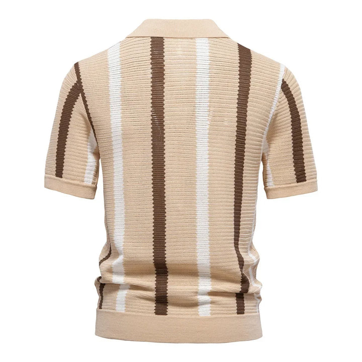 Classic Knitted Polo Shirt
