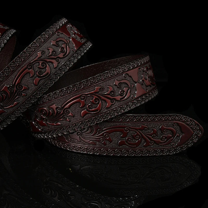 Ravello Grain Leather Belt
