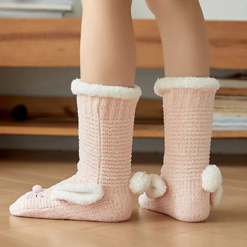 CuddleBun Fluffy Home Socks
