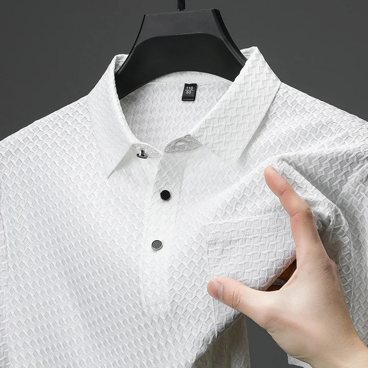 Castello Stretch Flex Texture Polo