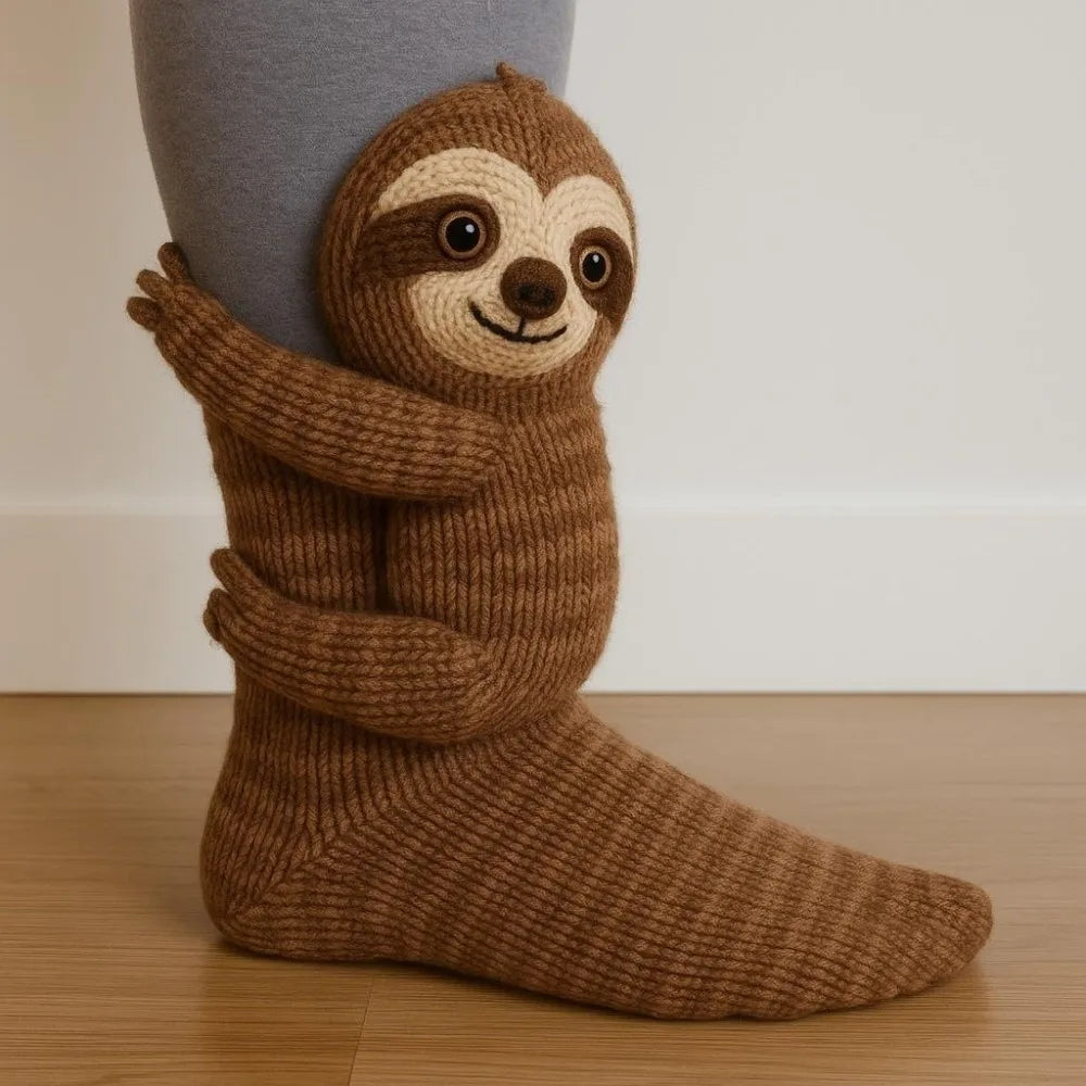 SnugglePals 3D Knit Animal Socks