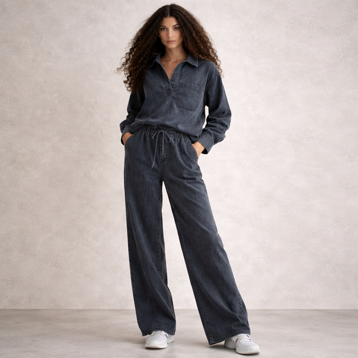 Ashford Washed Denim Set