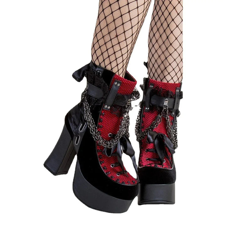 Ravenna Lace Platform Boots