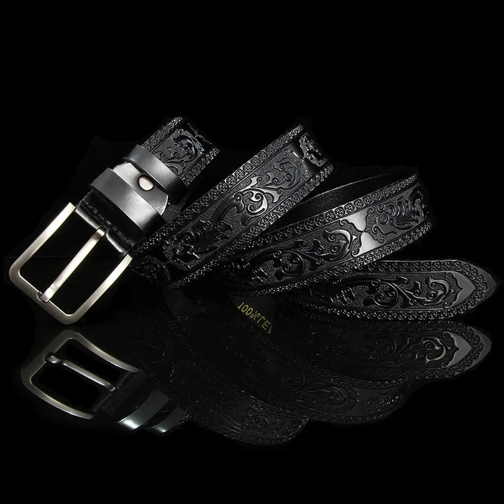 Ravello Grain Leather Belt