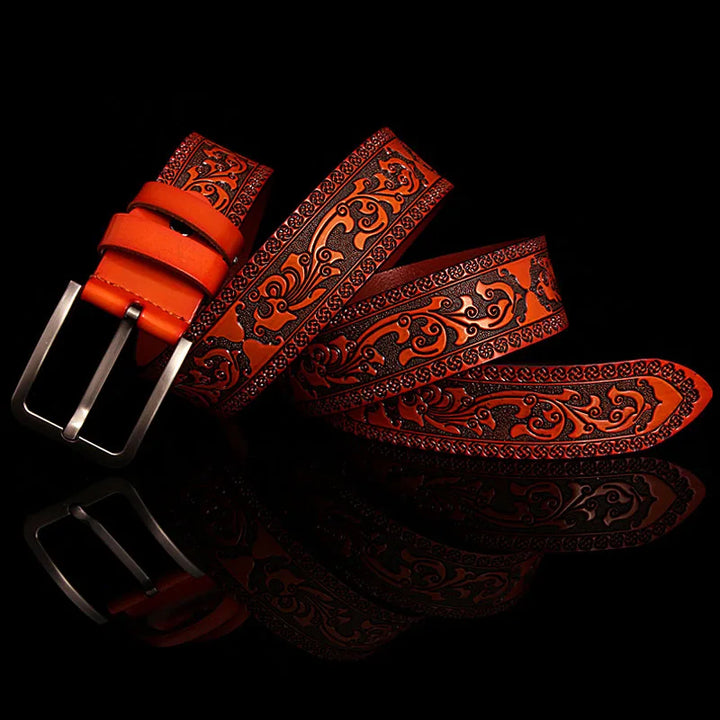 Ravello Grain Leather Belt