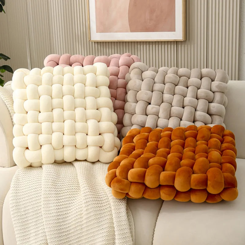 Serenique Knotted Plush Cushion