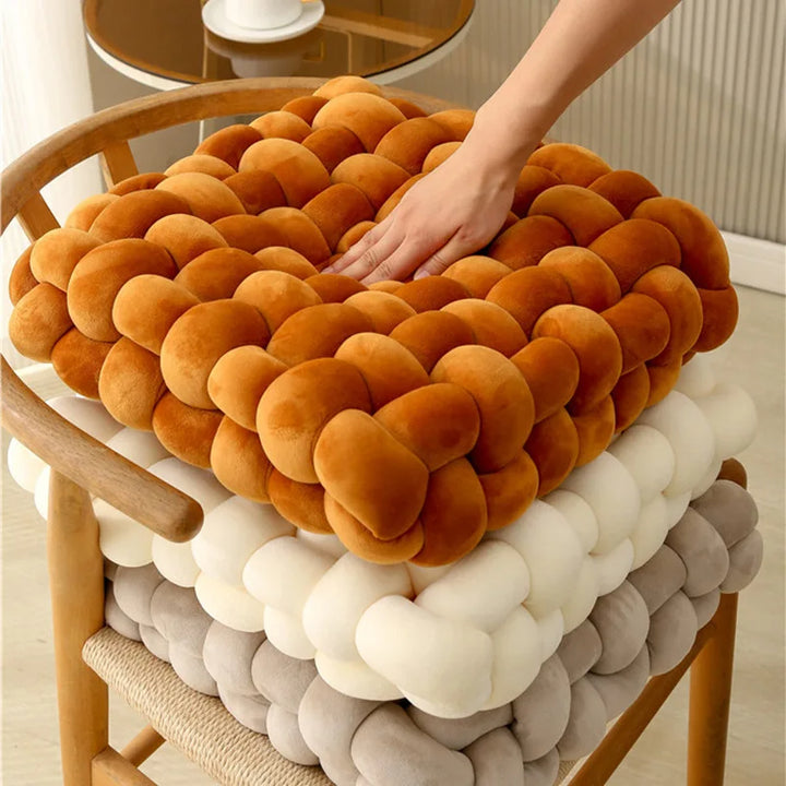 Serenique Knotted Plush Cushion