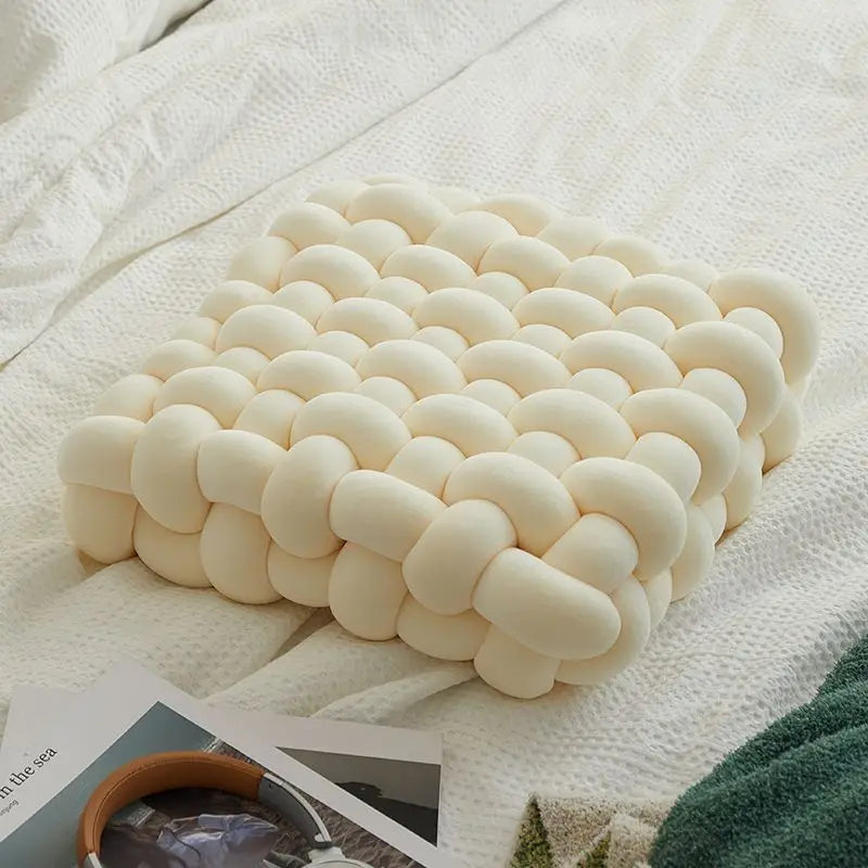 Serenique Knotted Plush Cushion