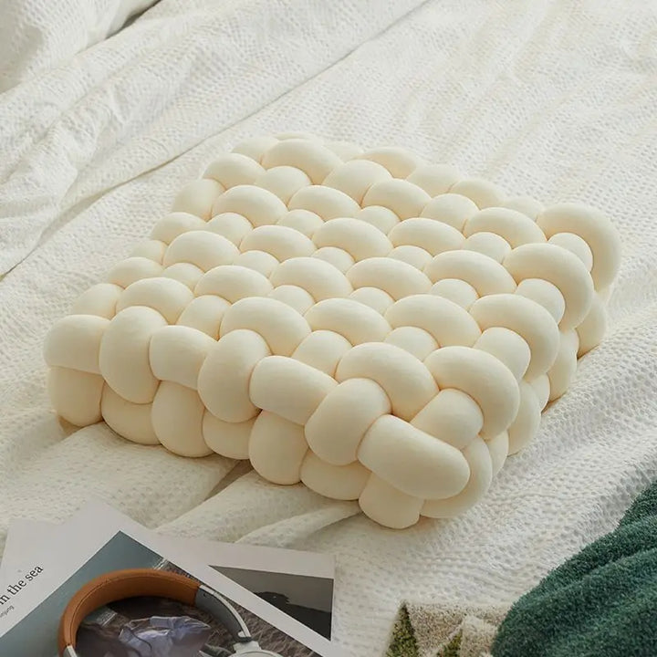 Serenique Knotted Plush Cushion