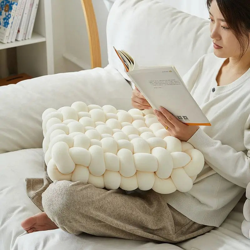 Serenique Knotted Plush Cushion
