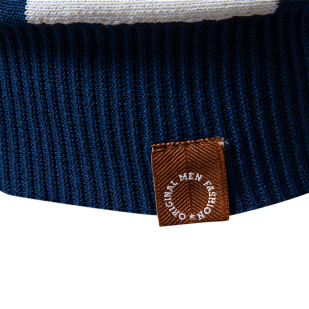 Stravino Stripe Zip Polo