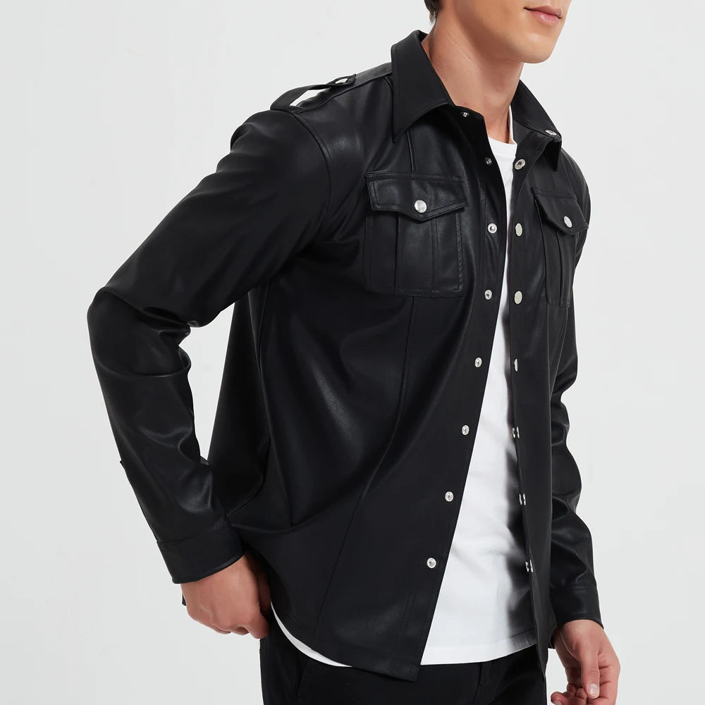Colburn Command Leather Shirt